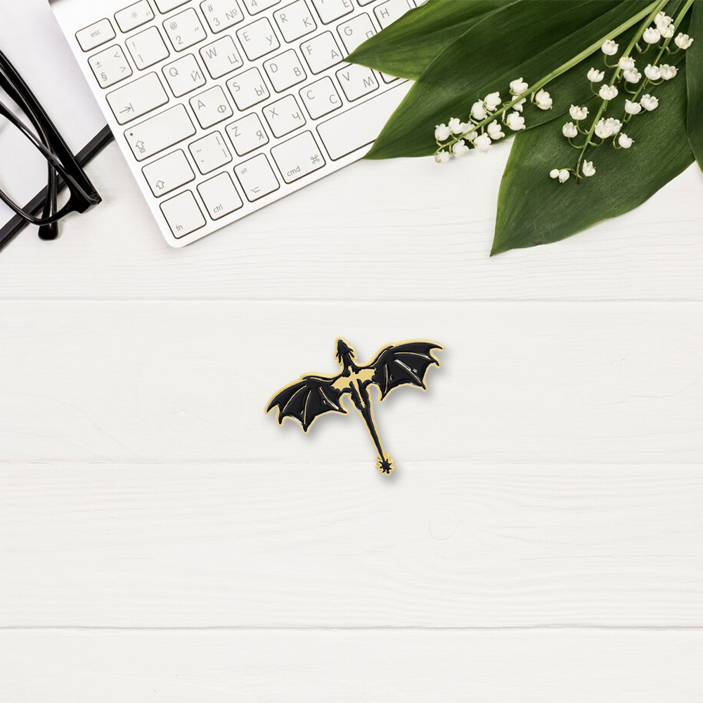 Pagewings Dragons Enamel Pin Badge