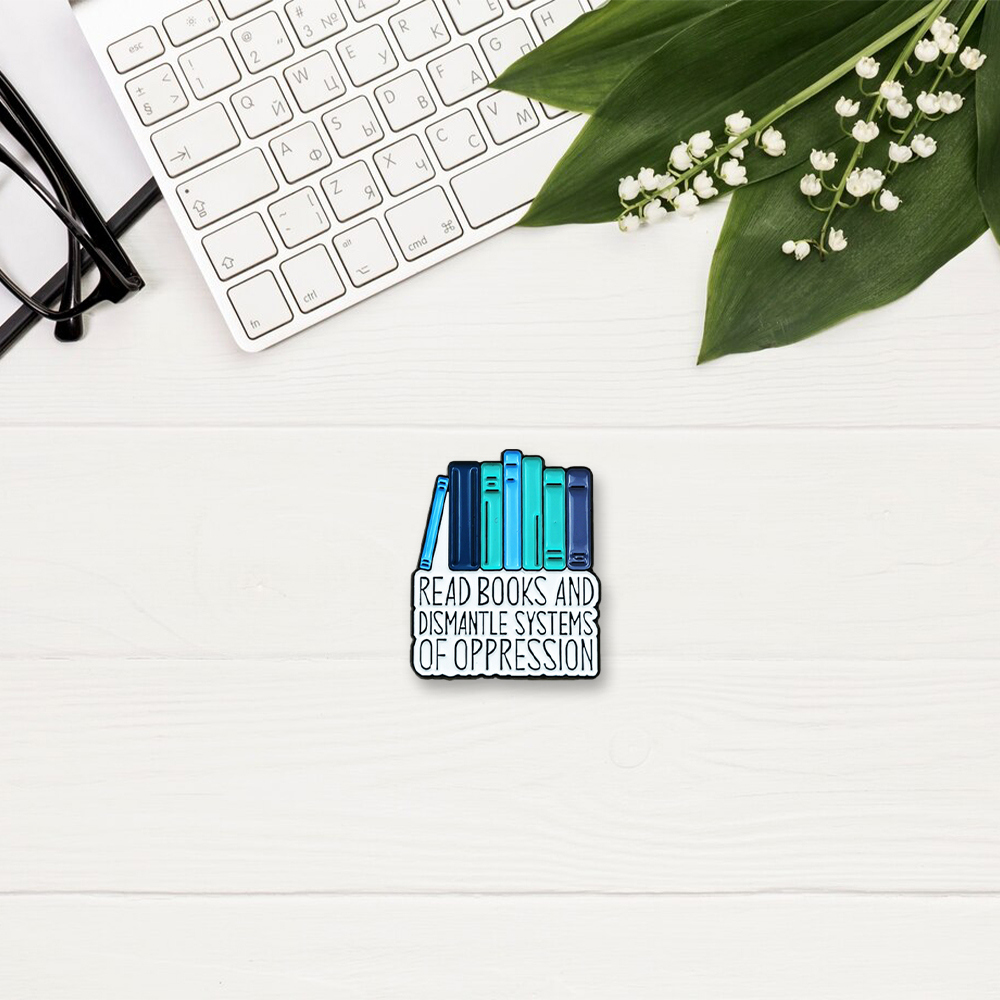 Pagewings Read Books Enamel Pin Badge