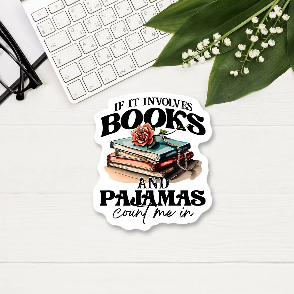 Pagewings Books And Pajamas Sticker