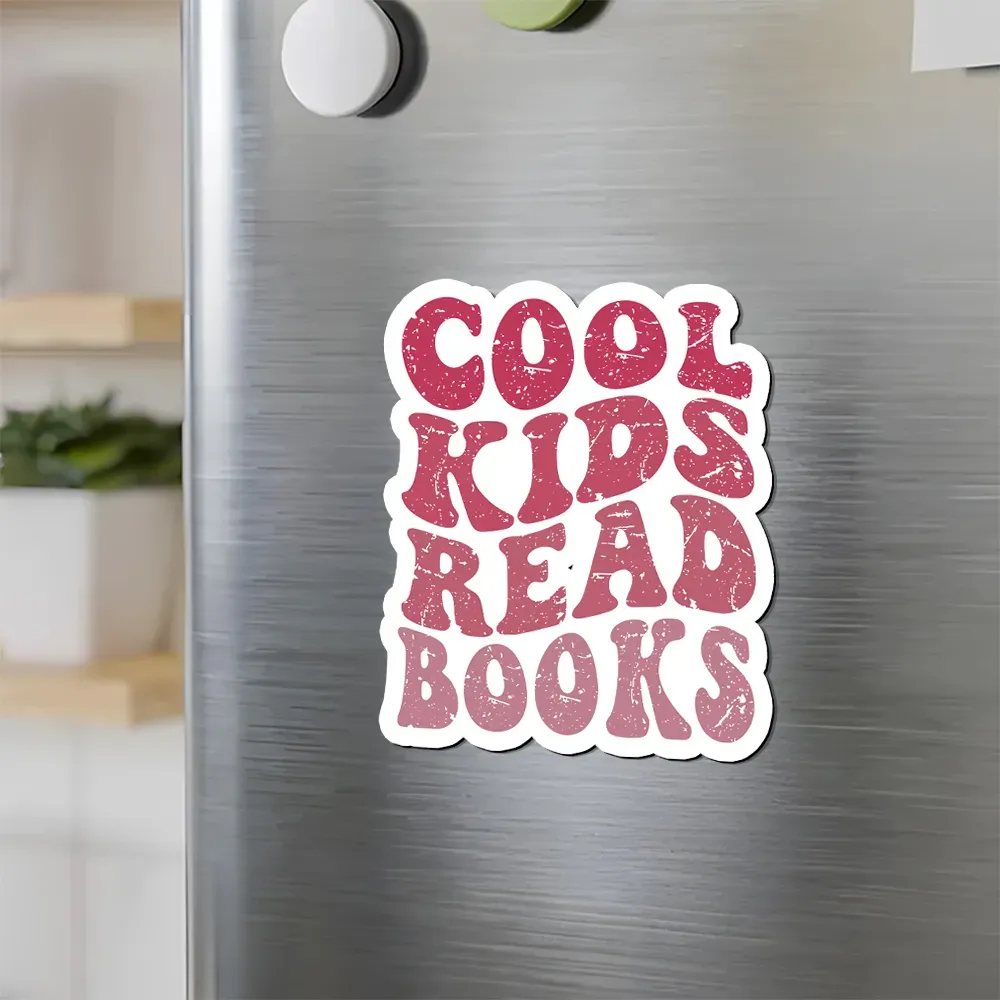 Pagewing Cool Kids Read Books Fridge Magnet