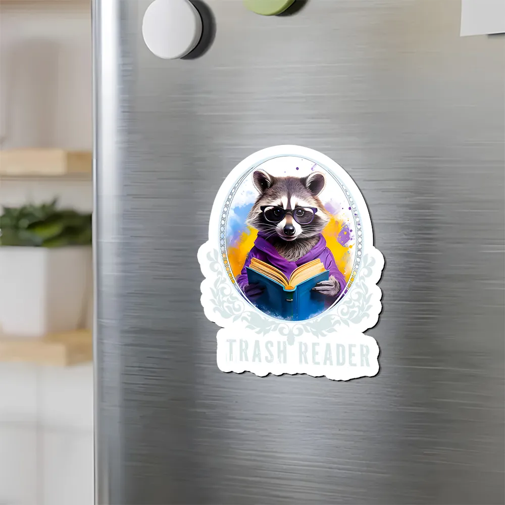 Pagewings Trash Reader Fridge Magnet