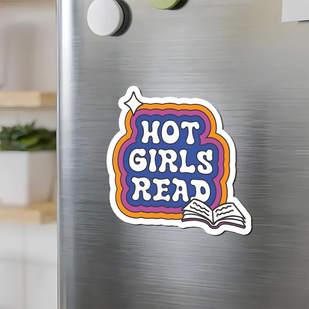 Pagewings Hot Girls Read Fridge Magnet