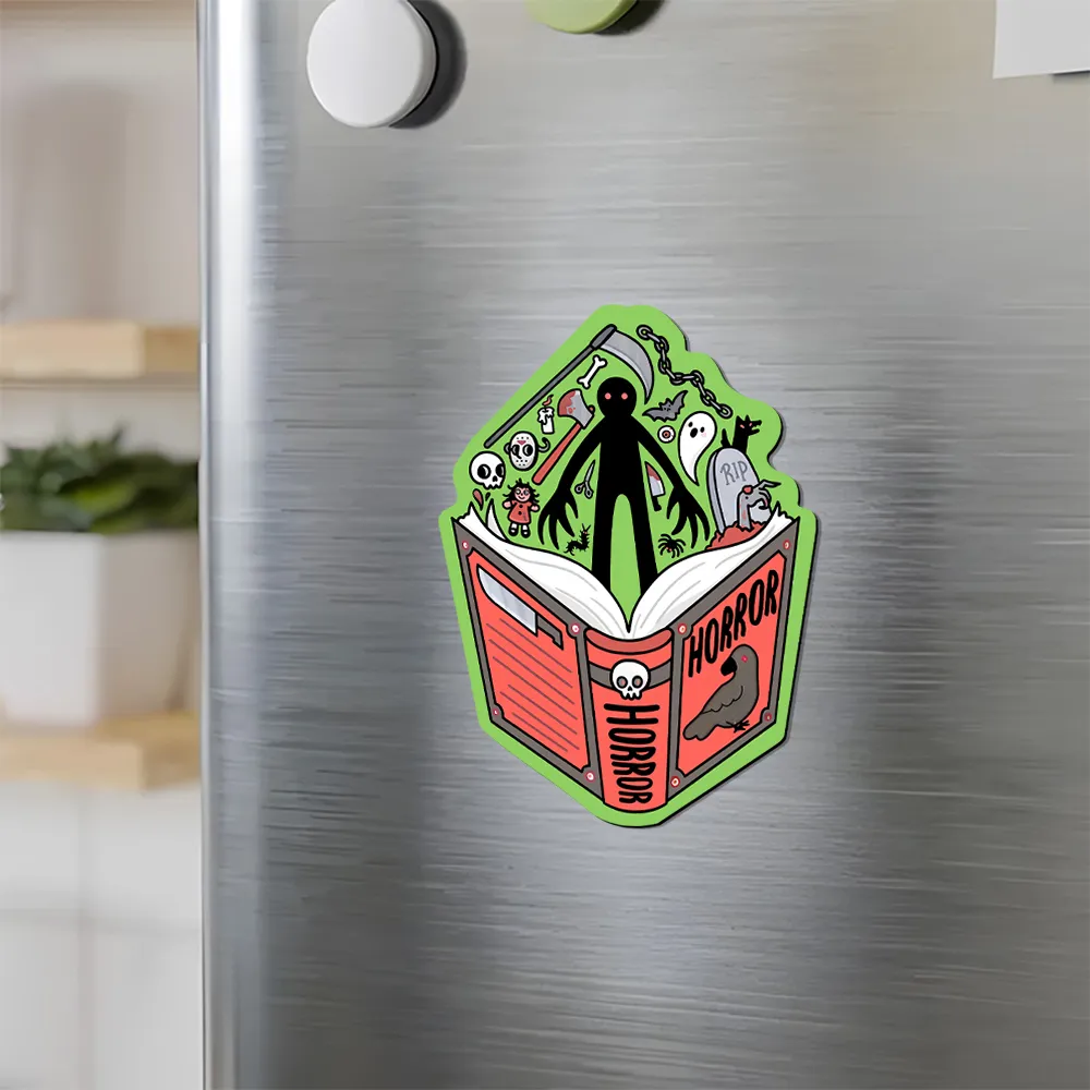 Pagewings The Gift For Who Love Horror Fridge Magnet