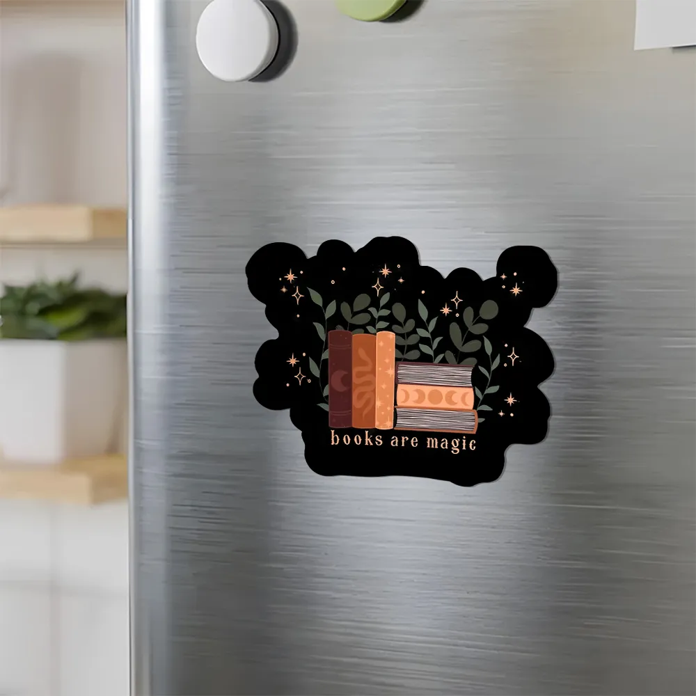 Pagewings Books Are Magic Fridge Magnet