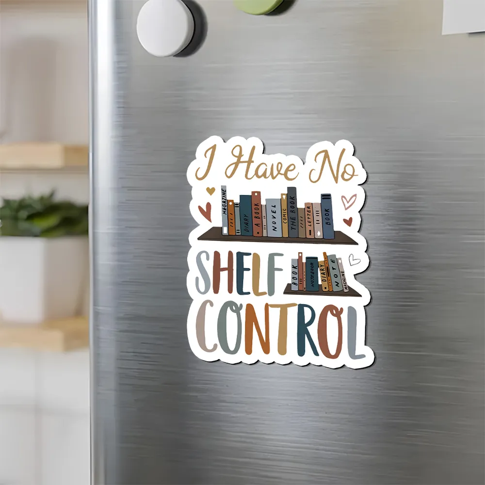 Pagewings I Have No Shelf Control Fridge Magnet