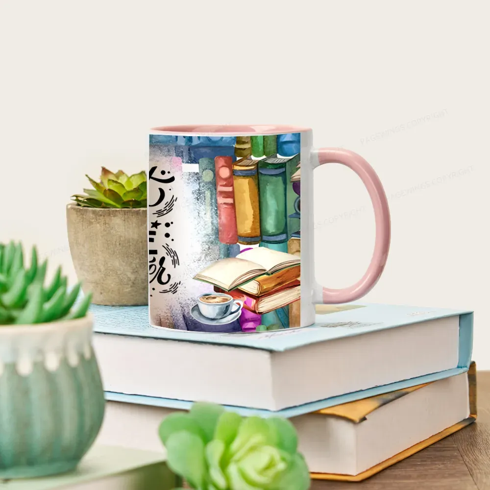 Pagewings Gift For Book Lovers Mug