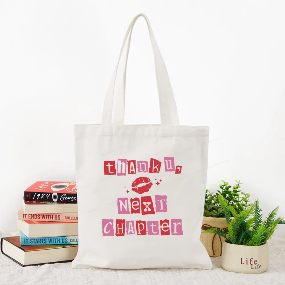 Pagewings Thanku Next Chapter Tote Bag