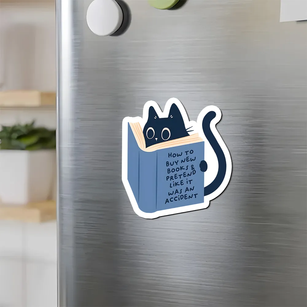 Pagewings How To Buy New Books Fridge Magnet