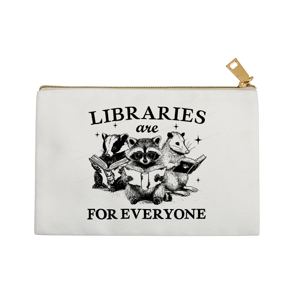 Pagewings Libraries Are For Everyone Pouch