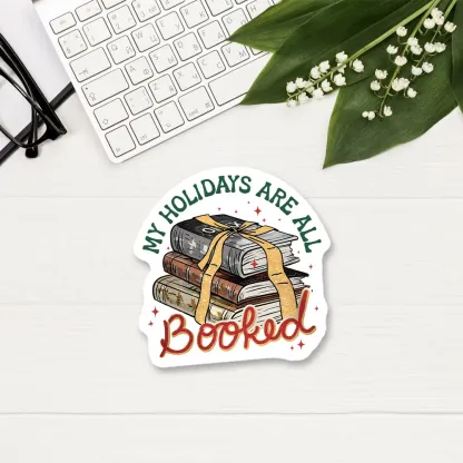 Pagewings My Holidays Are All Booked Sticker