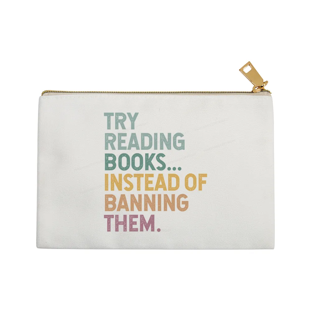 Pagewings Try Reading Books Pouch