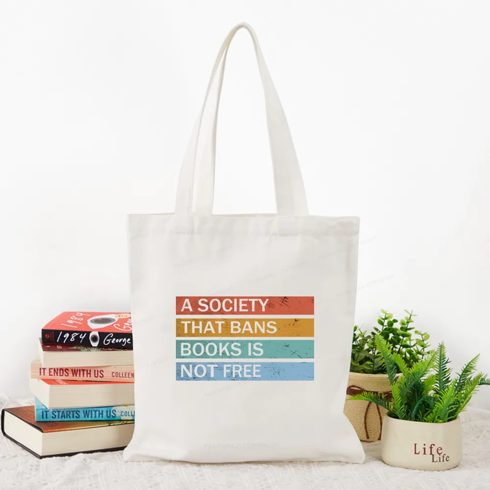 Pagewings Banned Books Shirt, Read Banned Books Tote Bag