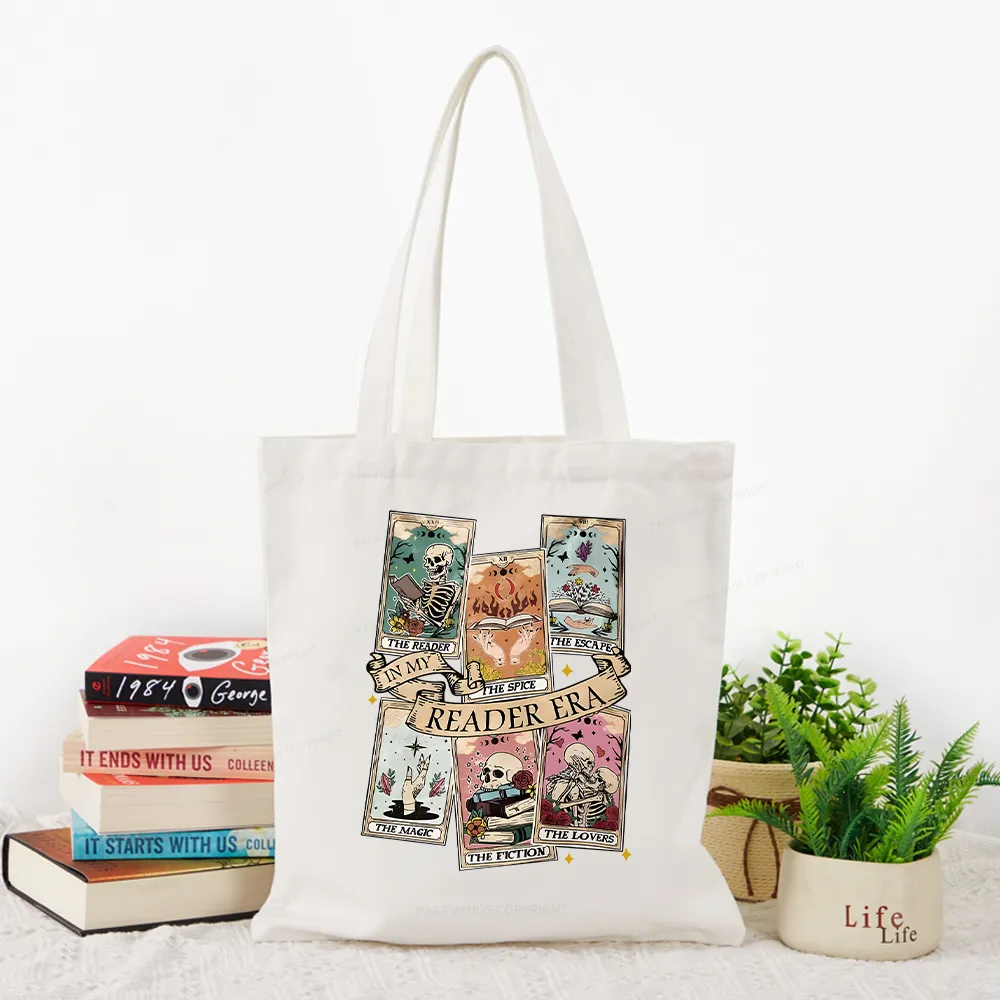 Pagewing Book Lover Gift, Bookish Gift Tote Bag