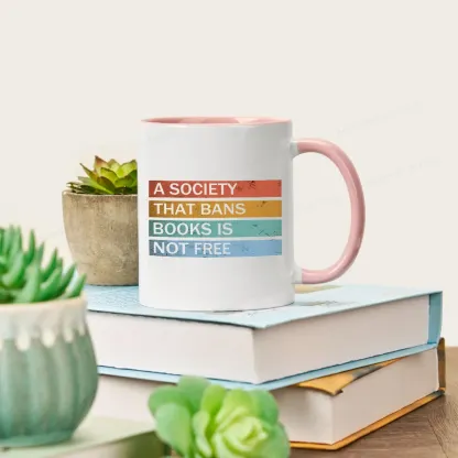 Pagewings Banned Books Shirt, Read Banned Books Mug
