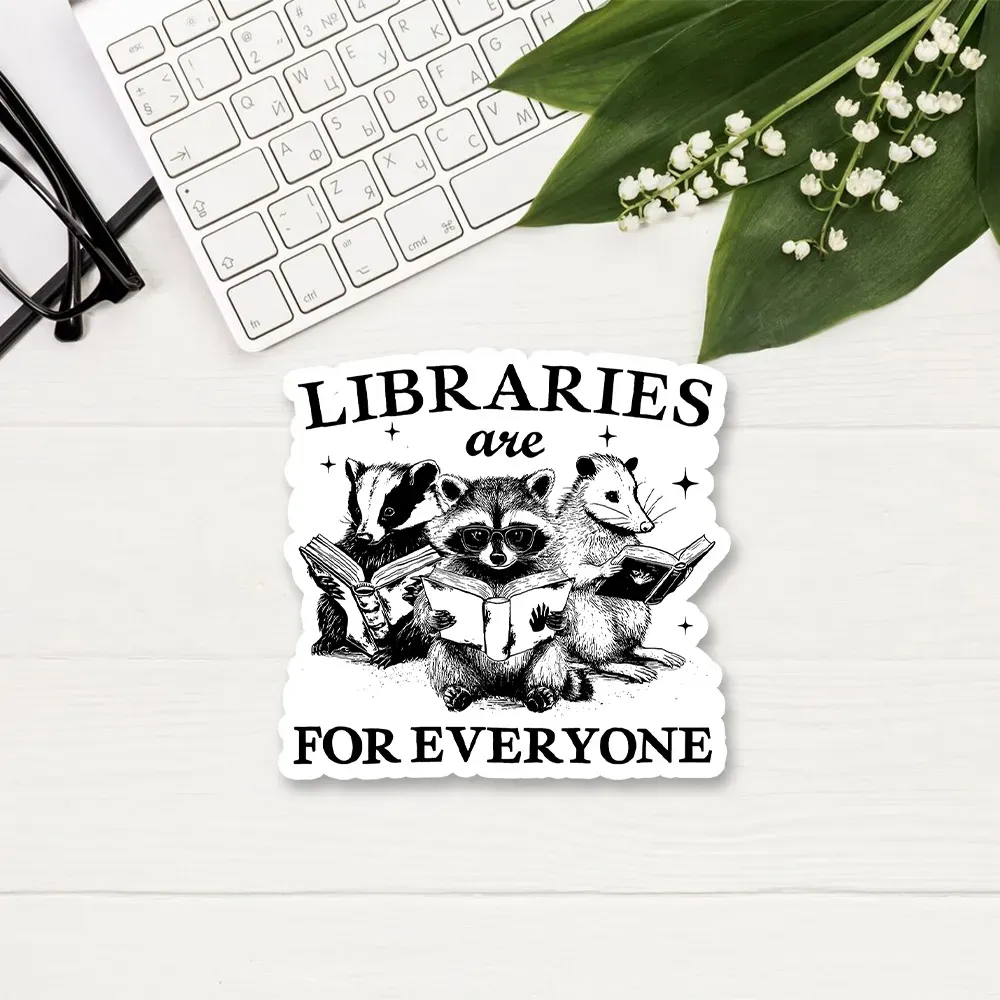 Pagewings Libraries Are For Everyone Sticker