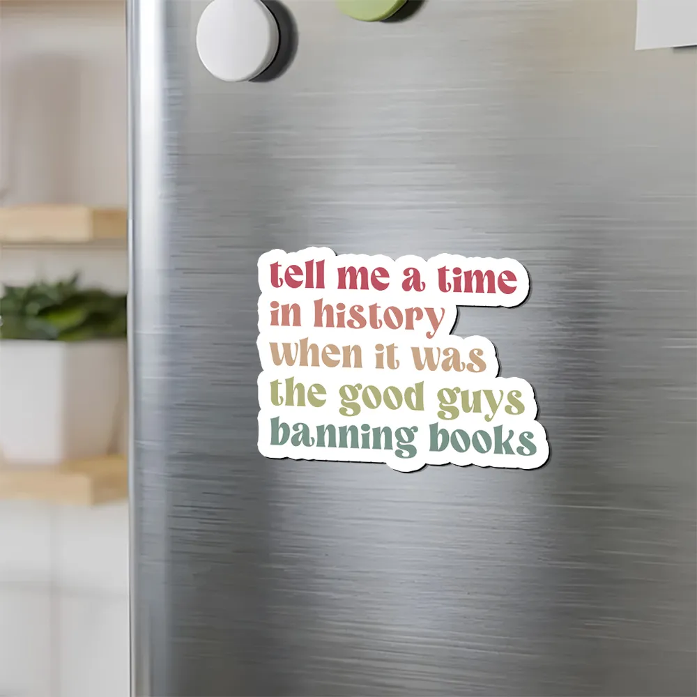 Pagewings Tell Me a Time in History Fridge Magnet