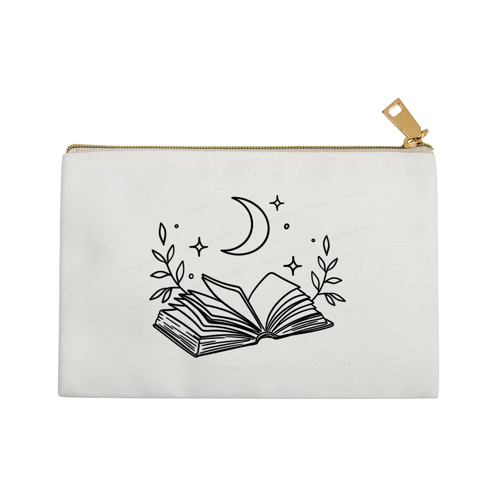 Pagewings Comfort Colors Read Books Be Kind Stay Weird Pouch