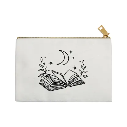 Pagewings Comfort Colors Read Books Be Kind Stay Weird Pouch