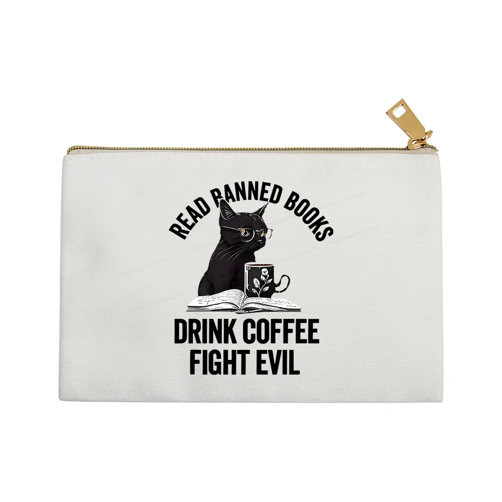 Pagewings Read Books Drink Coffee Fight Evil Pouch