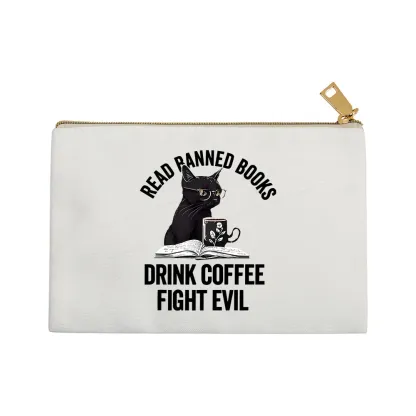Pagewings Read Books Drink Coffee Fight Evil Pouch