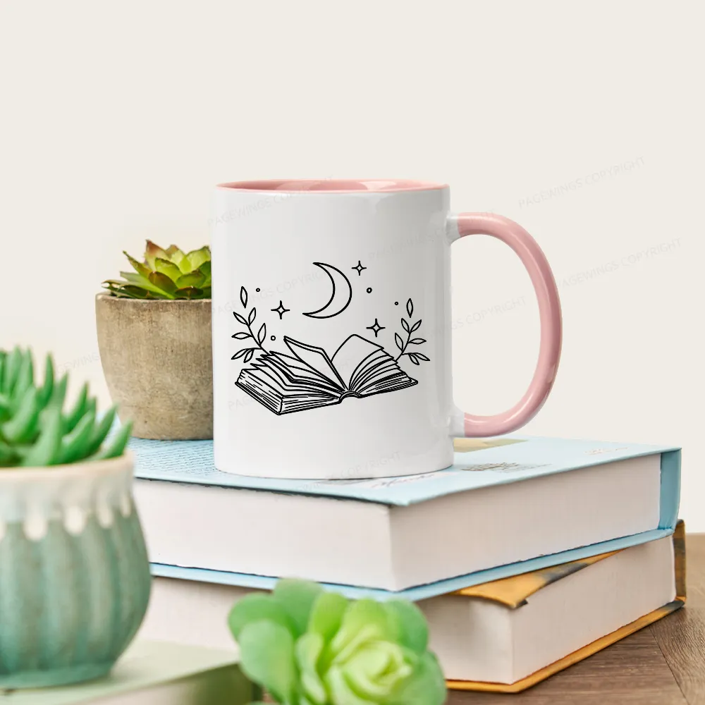 Pagewings Comfort Colors Read Books Be Kind Stay Weird Mug