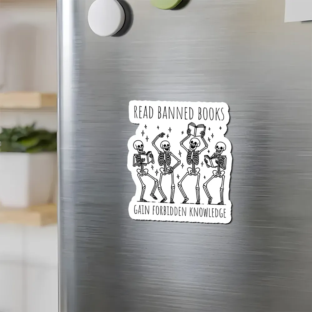 Pagewings Reading Books Tee Book Lover Gift Fridge Magnet