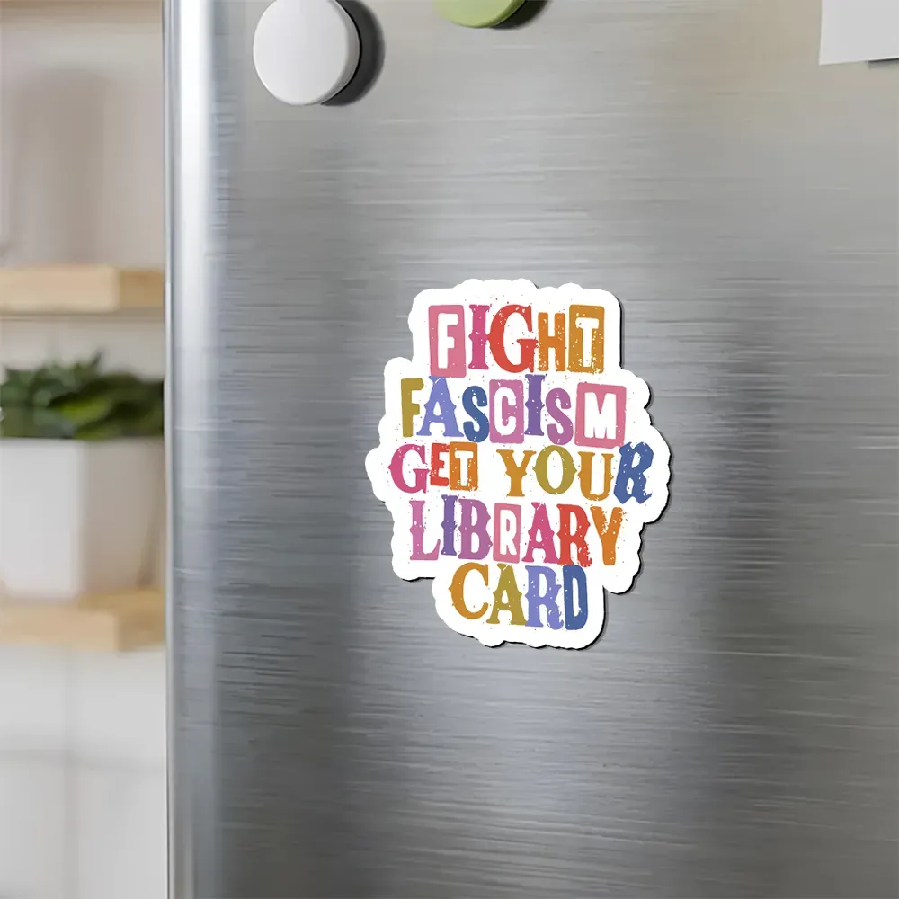 Pagewings Get Your Library Card Fridge Magnet