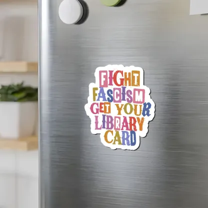 Pagewings Get Your Library Card Fridge Magnet