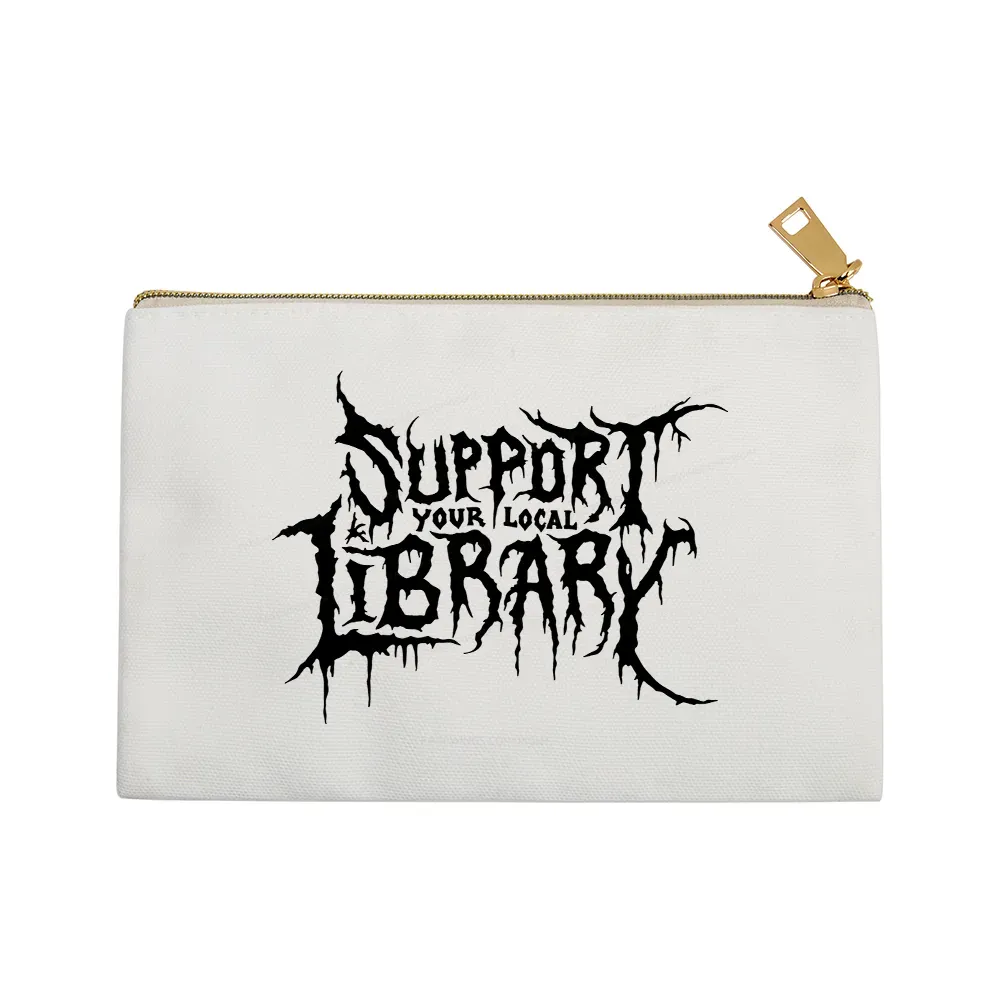 Pagewings Support Your Local Library Pouch