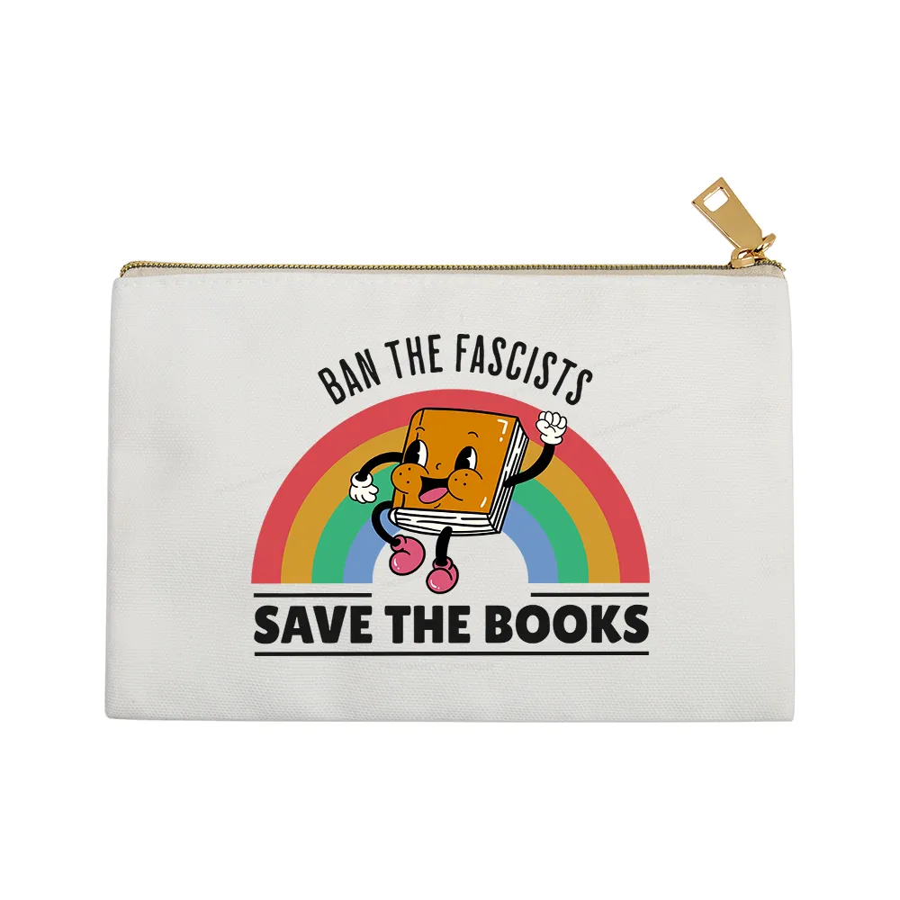 Pagewings Ban The Fascists Save The Books Pouch