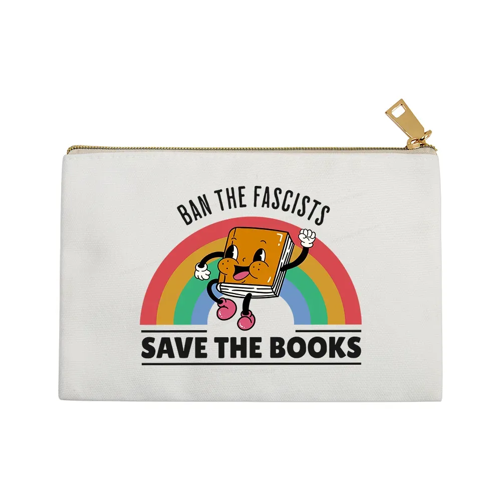 Pagewings Ban The Fascists Save The Books Pouch