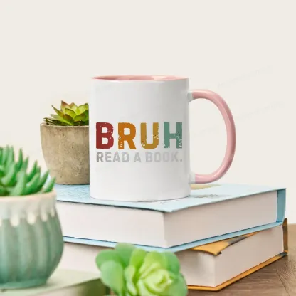 Pagewings Read A Book Bruh Mug