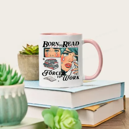 Pagewings Born To Read Bookish Mug