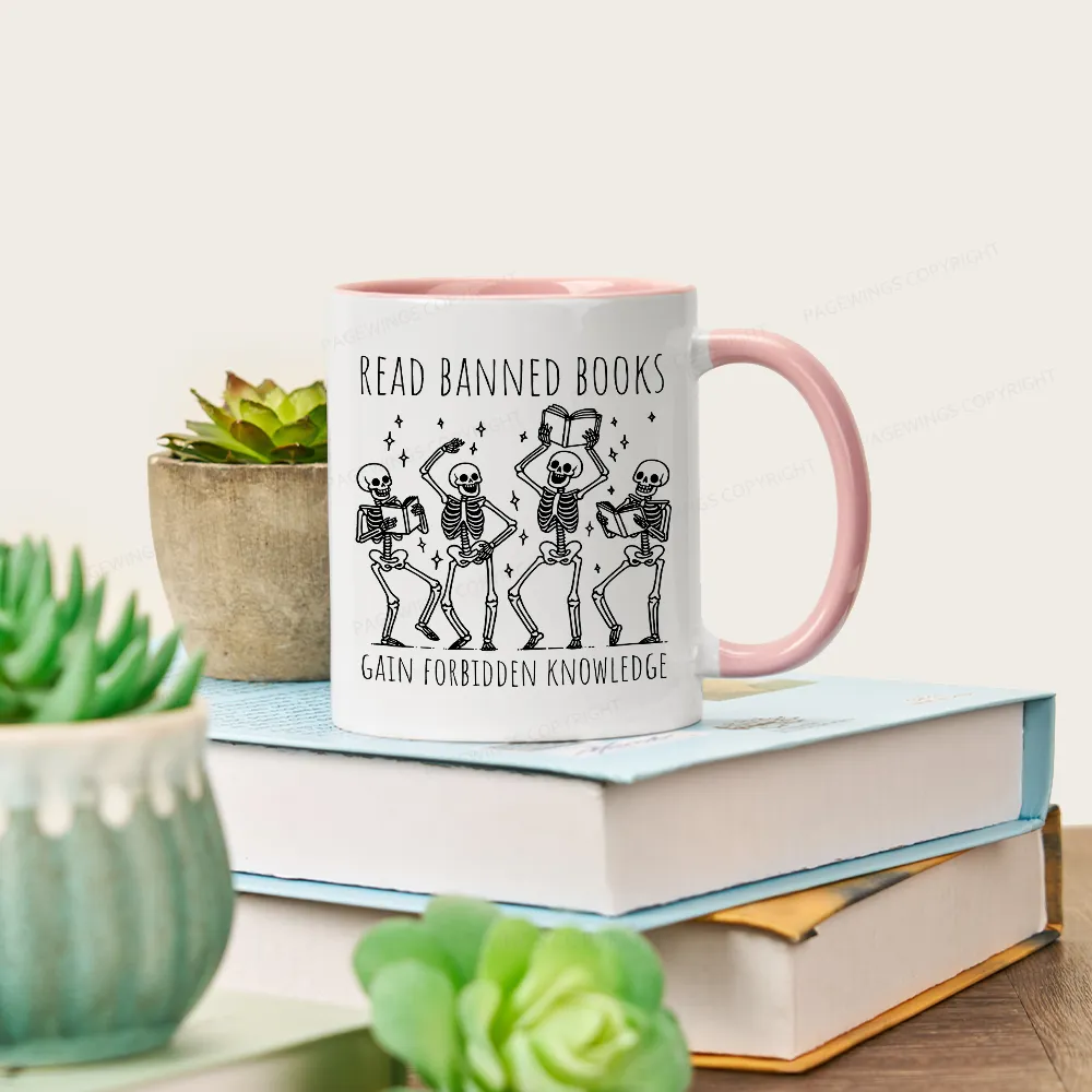 Pagewings Reading Books Tee Book Lover Gift Mug
