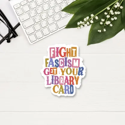 Pagewings Get Your Library Card Sticker