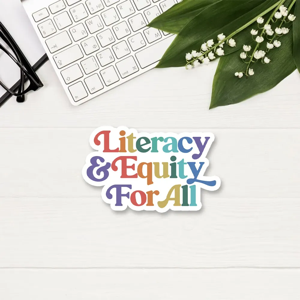 Pagewings Literacy & Equity For All Sticker