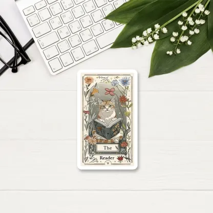 Pagewings The Reader Sticker