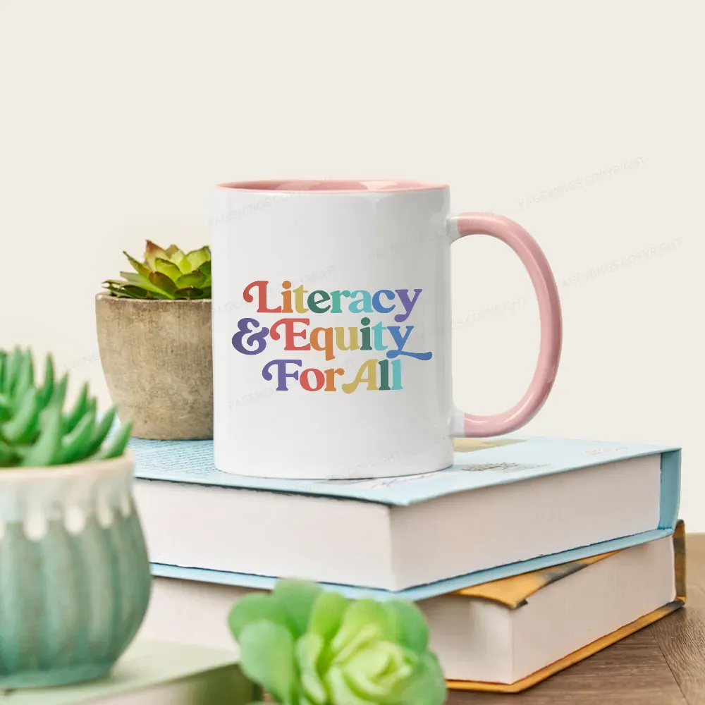 Pagewings Literacy & Equity For All Mug