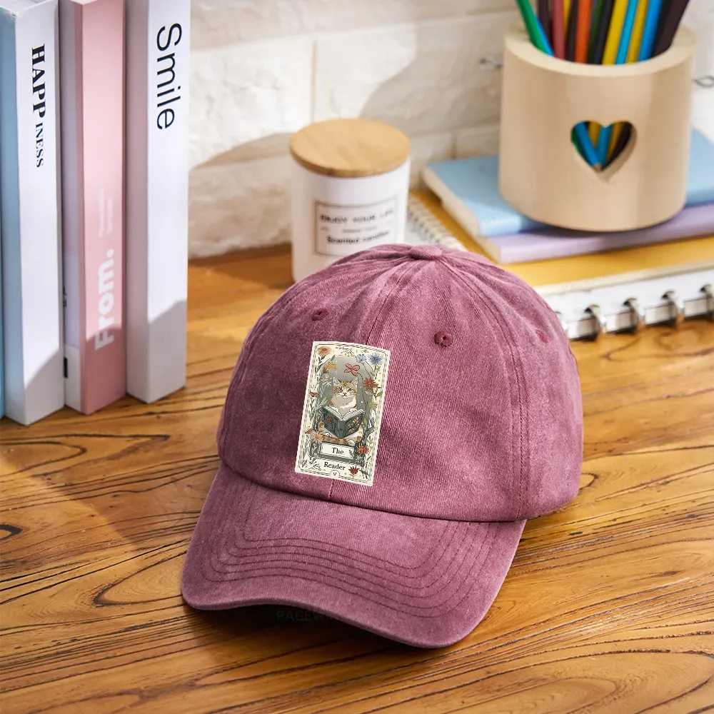 Pagewings The Reader Washed Cap