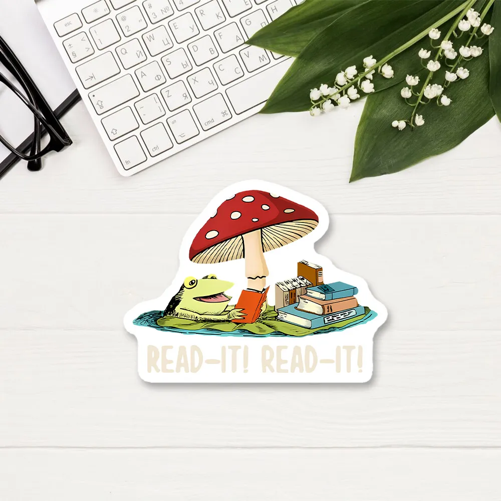 Pagewings Mushroom Read it Book Sticker