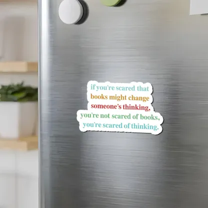 Pagewings Censorship Social Justice Fridge Magnet