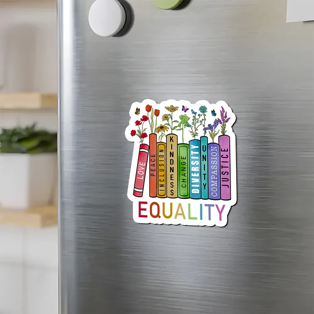 Pagewings Equal Rights Fridge Magnet