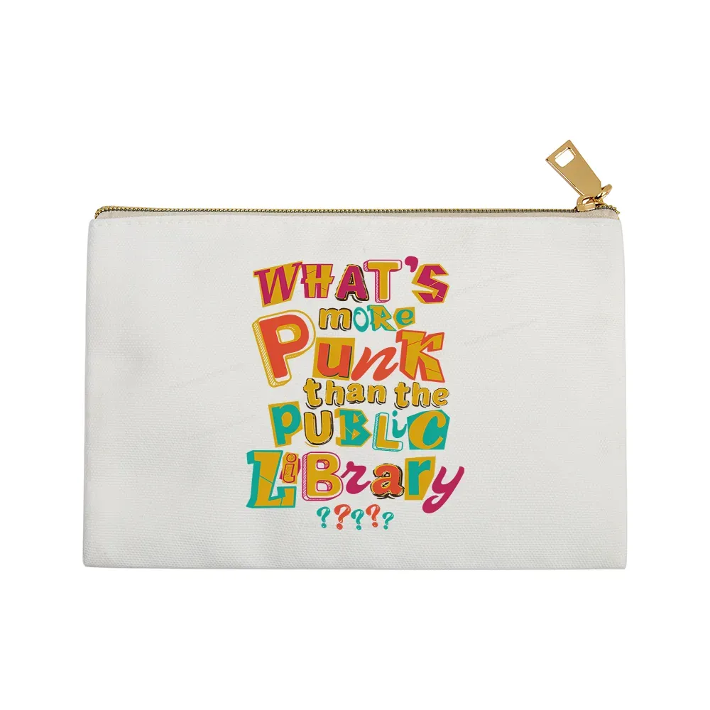 Pagewings What’s More Punk Than The Public Library Pouch