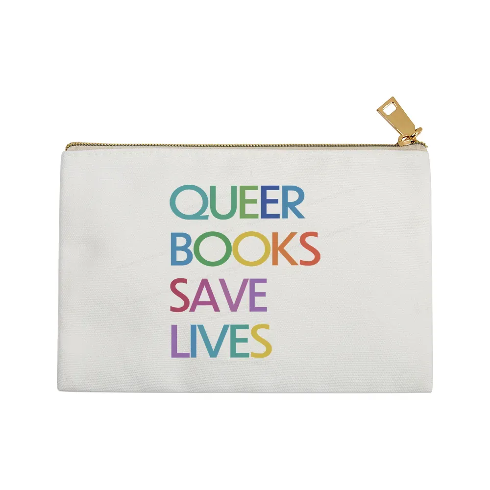 Pagewings Queer Books Save Lives Pouch