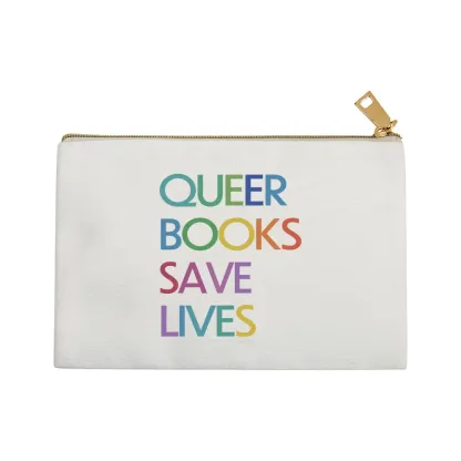 Pagewings Queer Books Save Lives Pouch