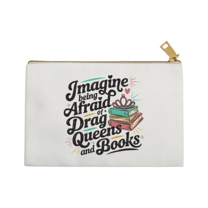Pagewings Imagine Being Afraid Of Drag Queens And Books Pouch