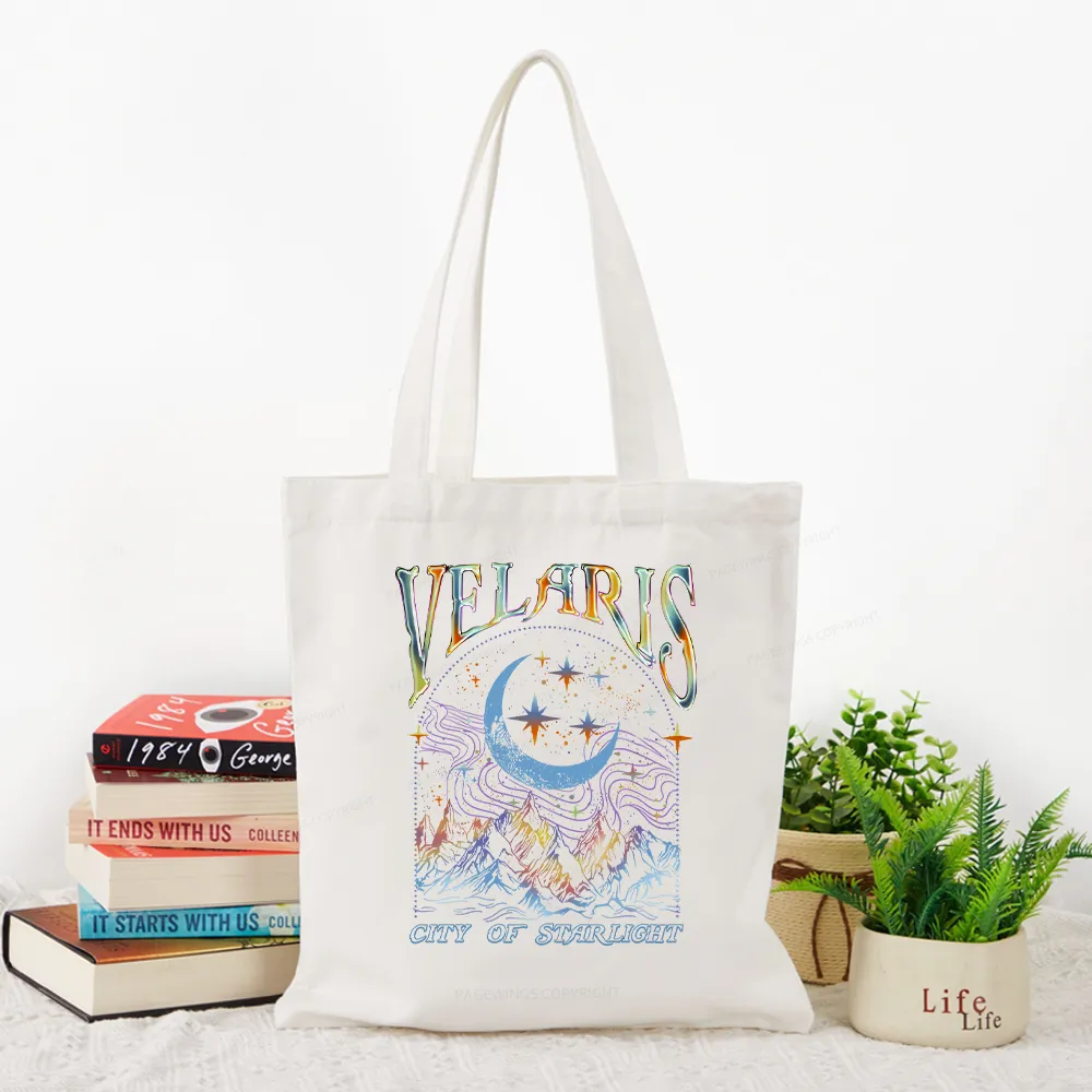 Pagewings Velaris City Of Starlight ACOTAR Tote Bag