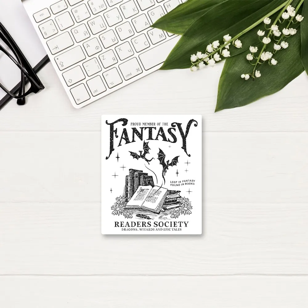 Pagewings Fantasy Readers Society Sticker
