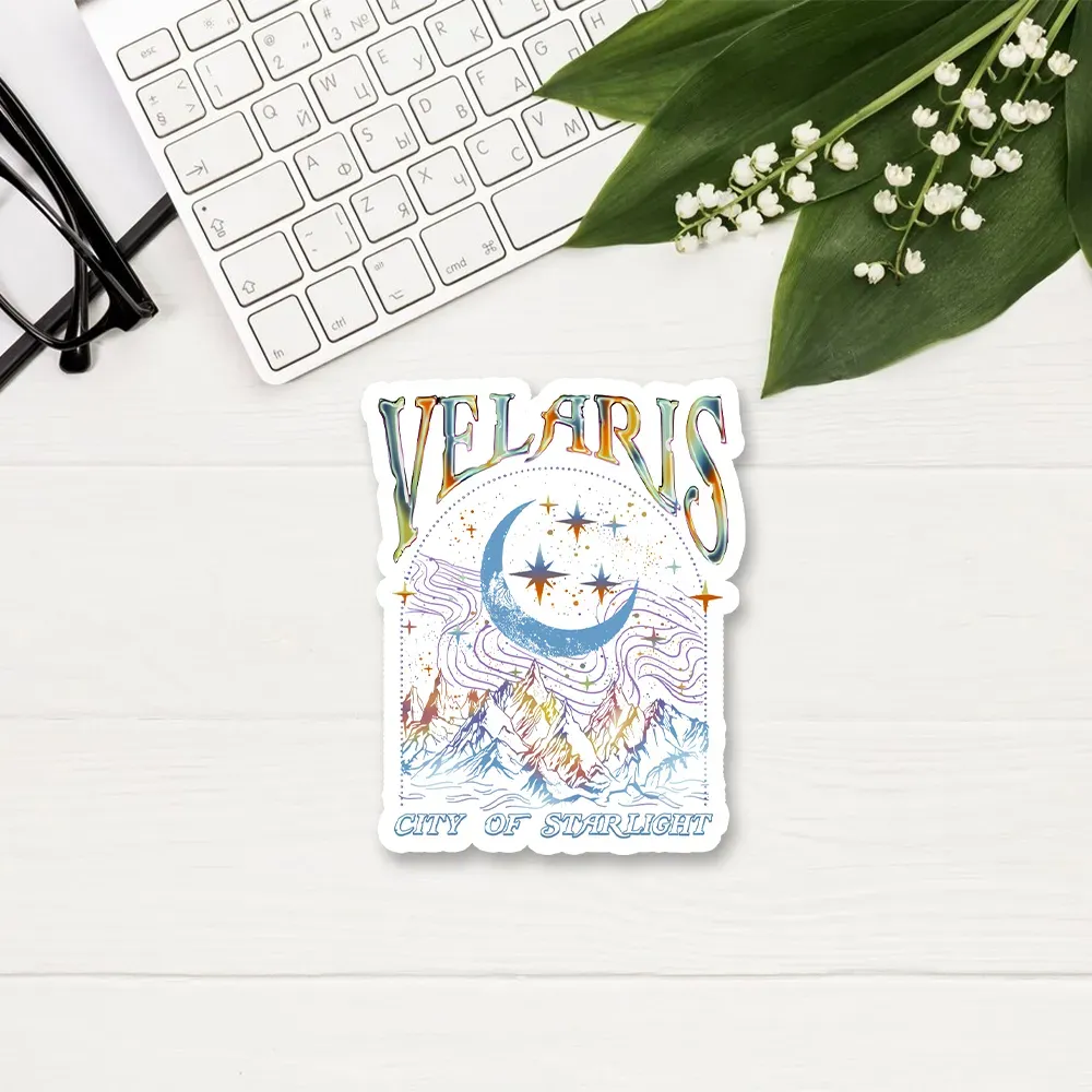 Pagewings Velaris City Of Starlight ACOTAR Two-Sided Sticker
