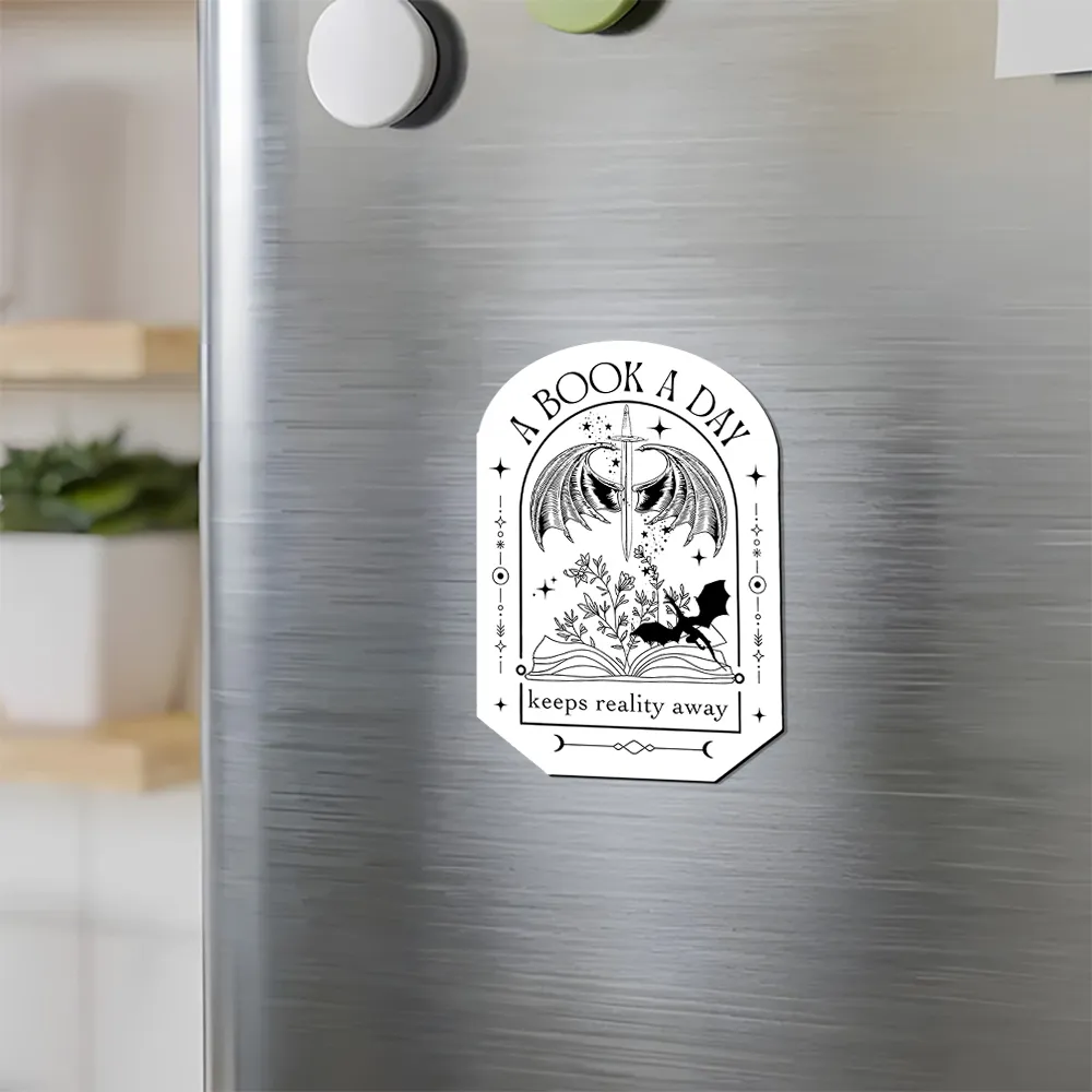 Pagewings A Book a Day Dragon Fridge Magnet